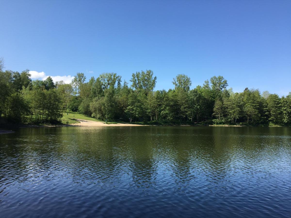Ferienhaus Moni Mit 2 Separaten Wohnungen Am Silbersee Frielendorf Esterno foto