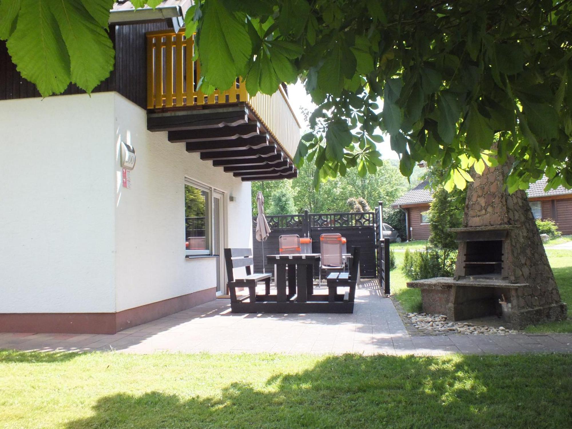 Ferienhaus Moni Mit 2 Separaten Wohnungen Am Silbersee Frielendorf Esterno foto