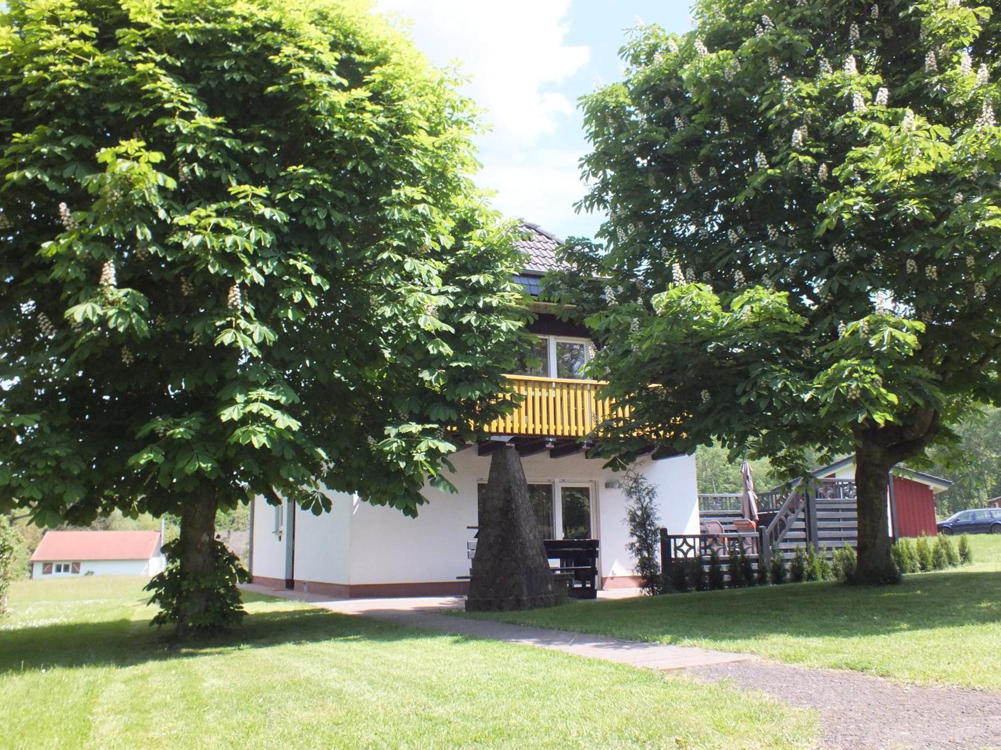 Ferienhaus Moni Mit 2 Separaten Wohnungen Am Silbersee Frielendorf Esterno foto